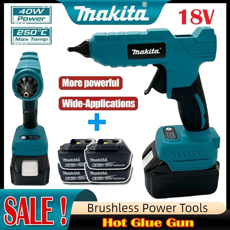 Hot Melt Glue Gun Cordless - Pistolet à colle chaude électrique sans