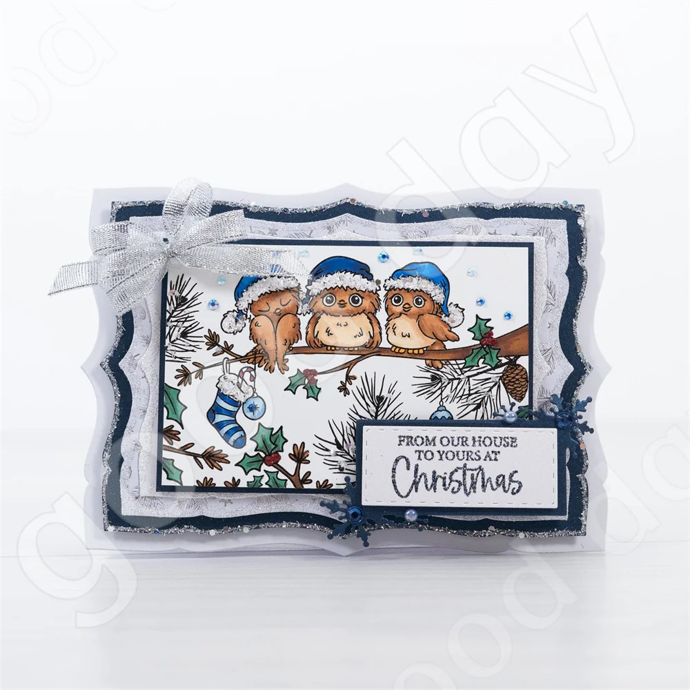 Nouvelle couronne de flocon de - Clear Silicone Stamps For Card Making avis et prix
