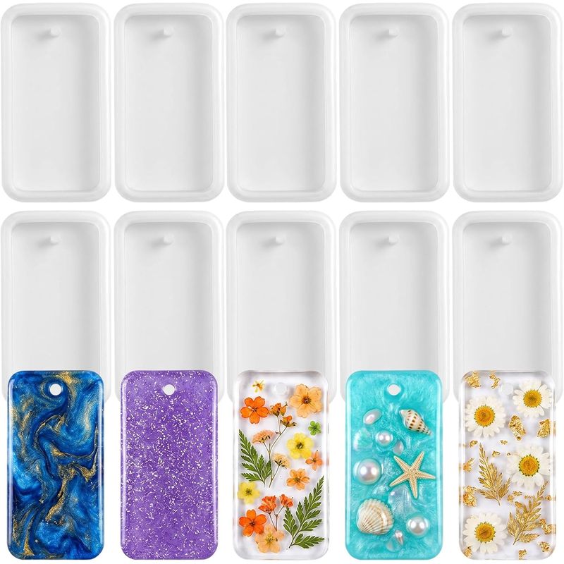 10 moules pour la création de  - Silicone Epoxy Resin Molds Set avis et prix
