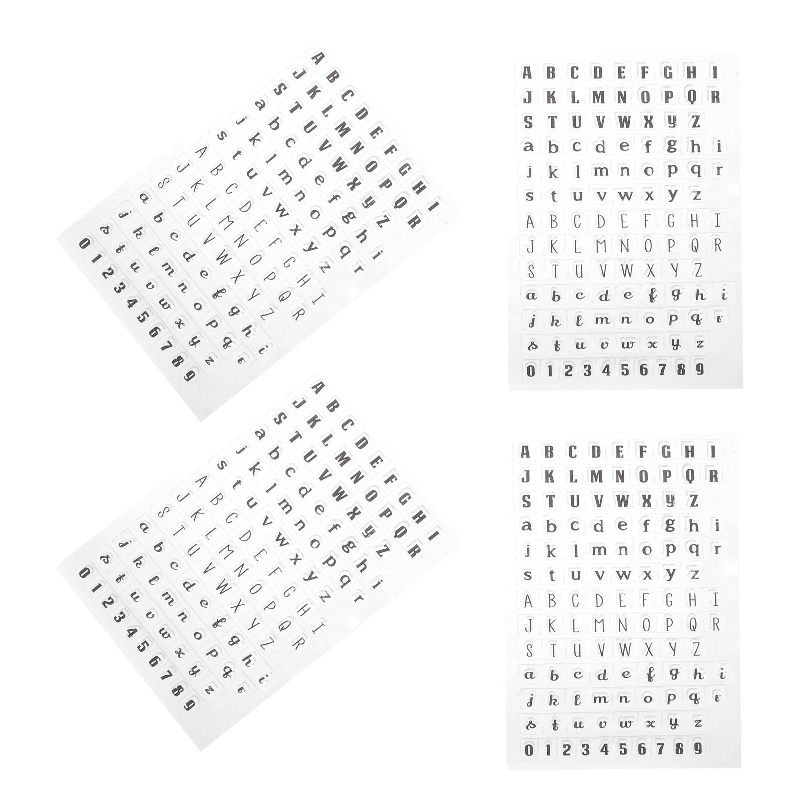 4 tampons en silicone transpar - Clear Silicone Stamps For Card Making avis et prix