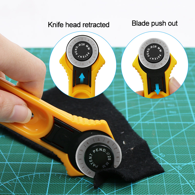 Coupeur rotatif 28mm /45mm, ro - Rotary Cutter For Fabric 45Mm avis et prix