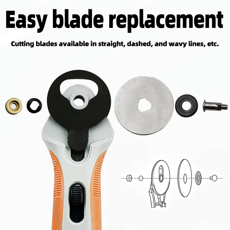 Coupe-tissu rotatif de 45 mm,  - Rotary Cutter For Fabric 45Mm avis et prix