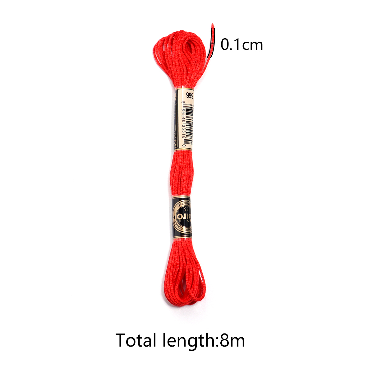 Fil à broder multicolore en Po - Cotton Embroidery Thread Skeins avis et prix